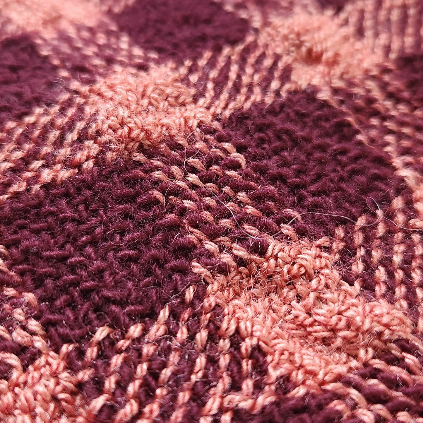 Handwoven Scarf in Silk/Merino Wool