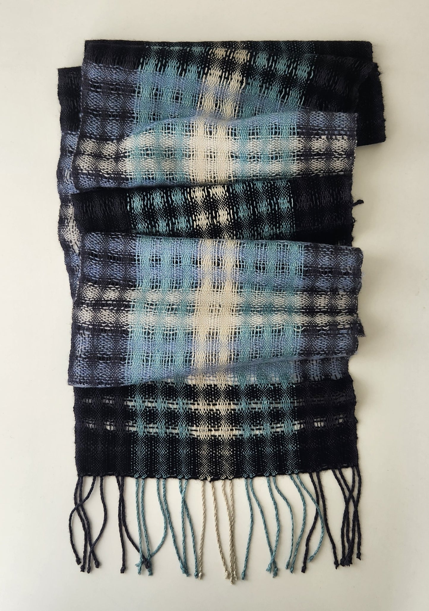 Handwoven Scarf in Silk/Cashmere