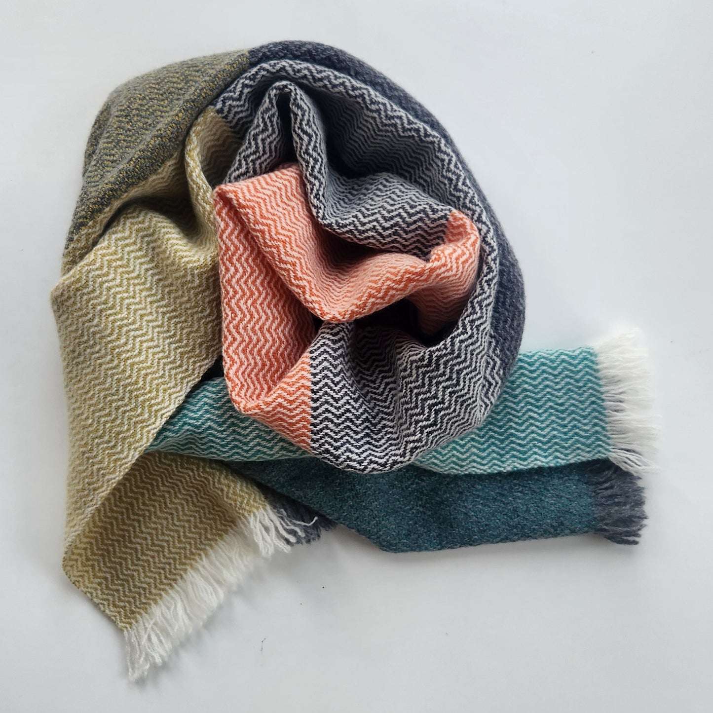 Handwoven Merino Lambswool Scarf