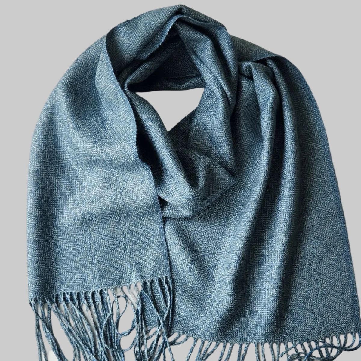 Scarf on a white surface