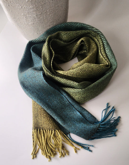 Handwoven Silk-Cashmere Scarf