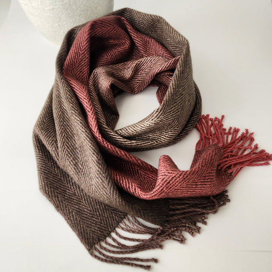 Handwoven Silk-Cashmere Scarf