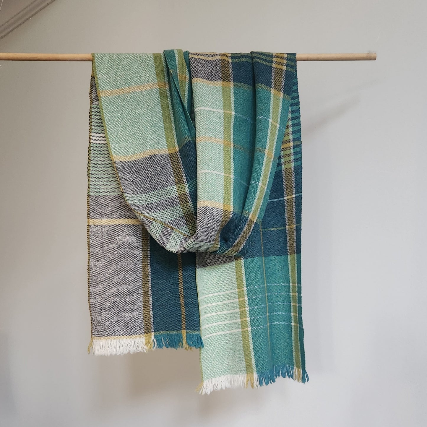 Handwoven Merino Lambswool Scarf