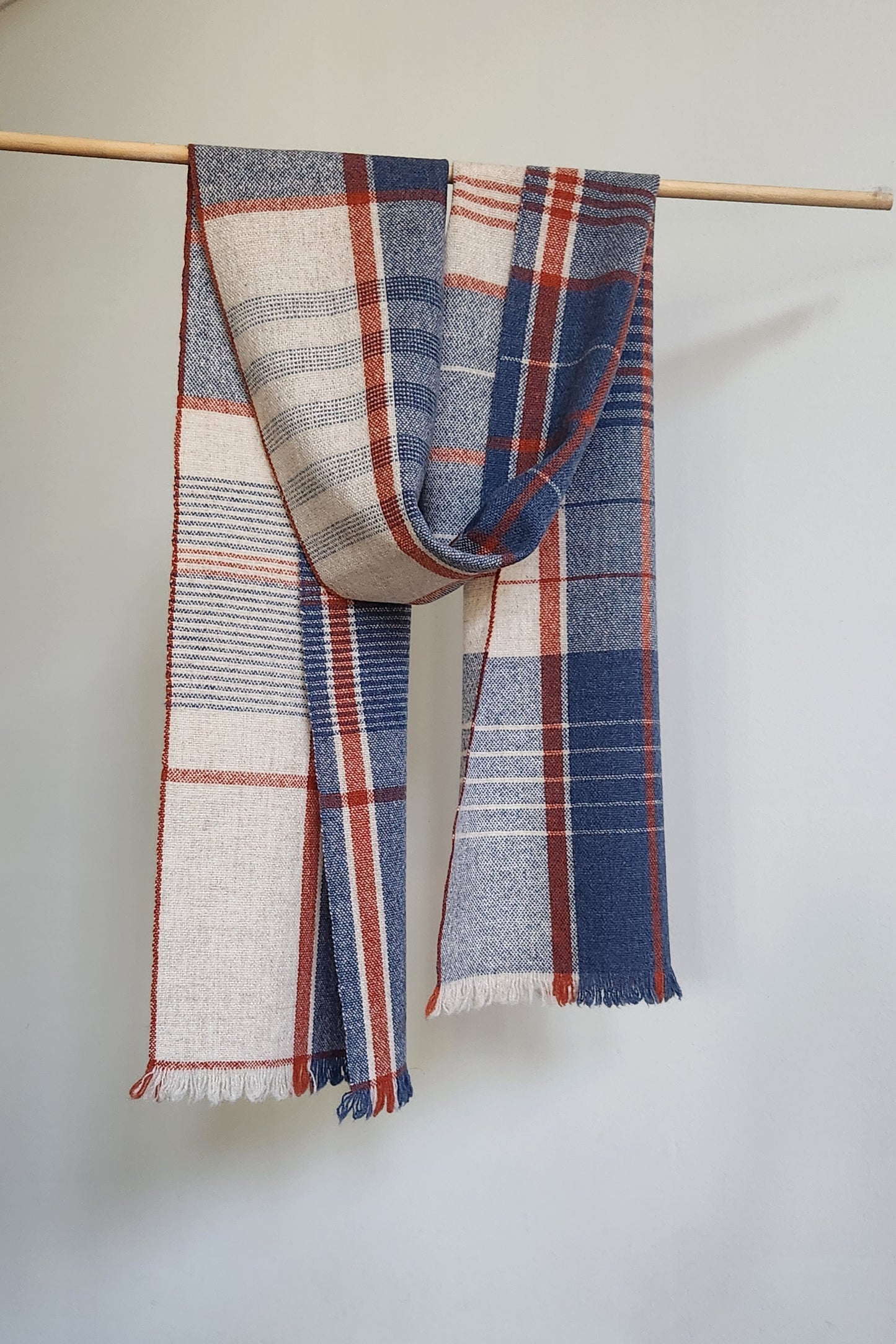 Handwoven Merino Lambswool Scarf