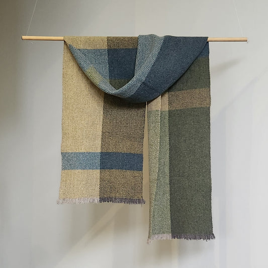 Handwoven Merino Lambswool Scarf