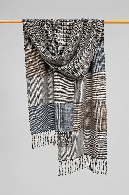 Handwoven Merino Silk Scarf
